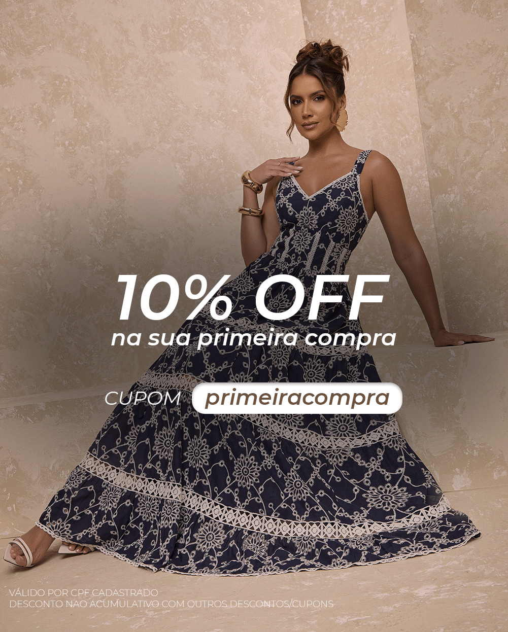 10% off na primeira compra