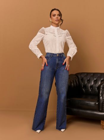 [PRÉ - VENDA] CALÇA JEANS RETA