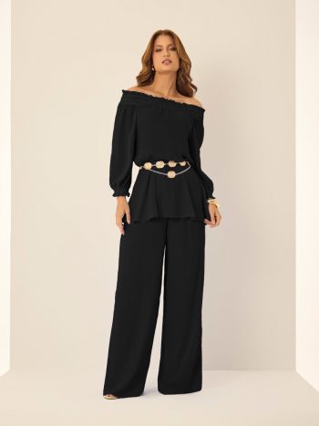 CONJUNTO PANTALONA PRETA